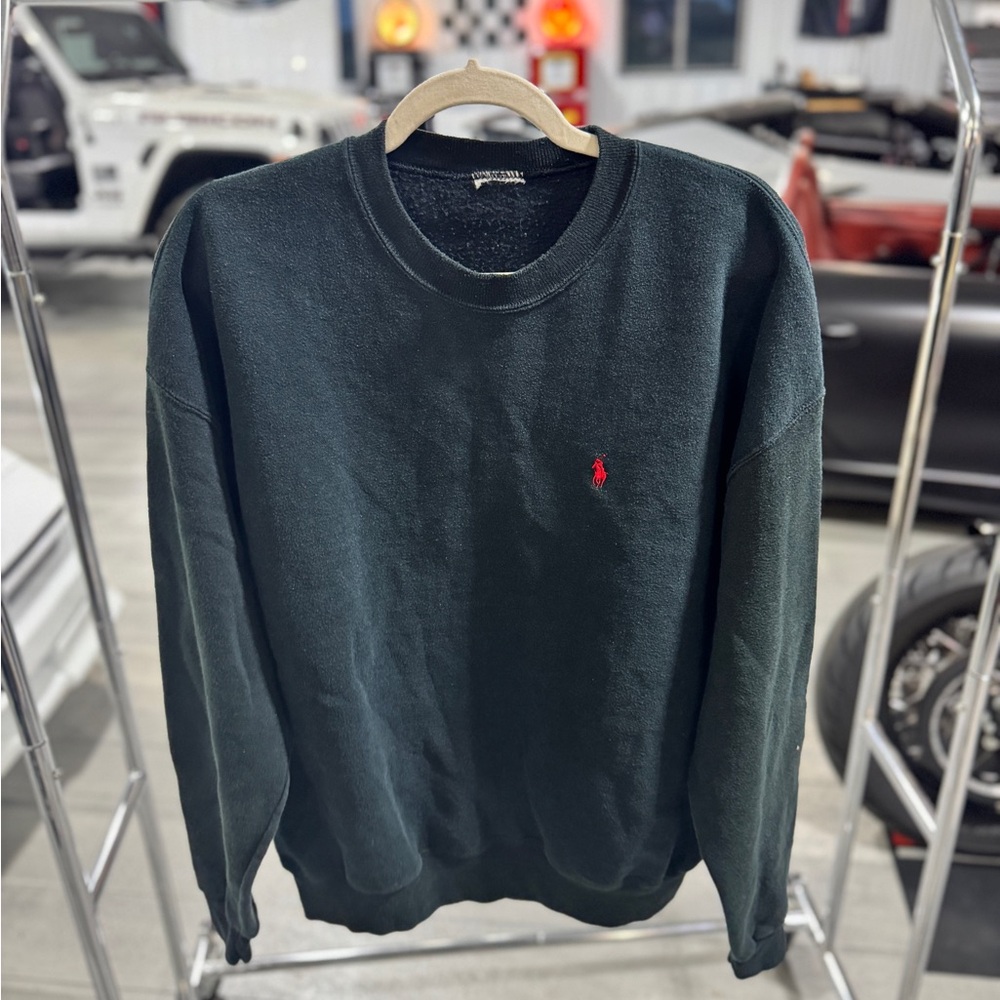 Polo by Ralph Lauren Black Crewneck Sweater